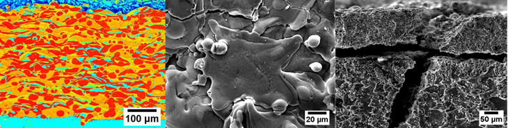 Mehrphasige Beschichtung und typische Schädigungsphänomene